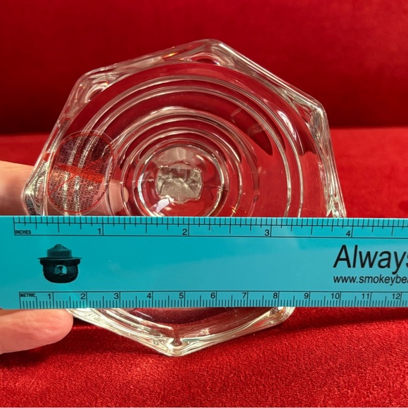 Home Interiors Glass Crucifix Candle Holder - Picture 8 of 8